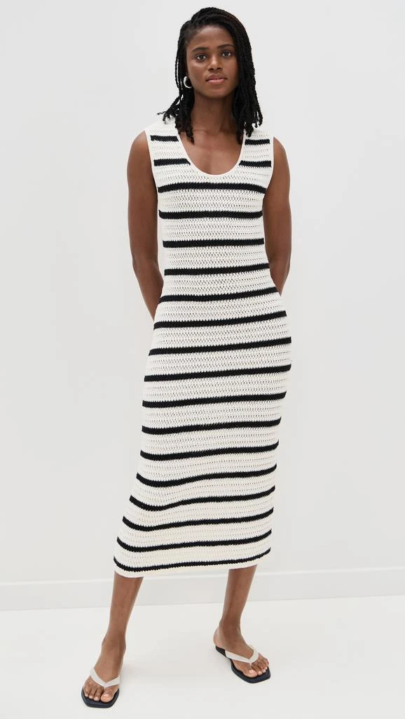 LE JEAN Linen Crochet Dress 6
