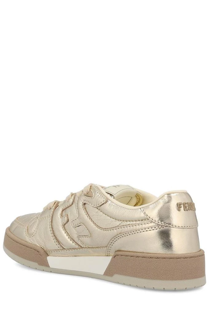 Fendi Fendi Metallic Low-Top Sneakers 3