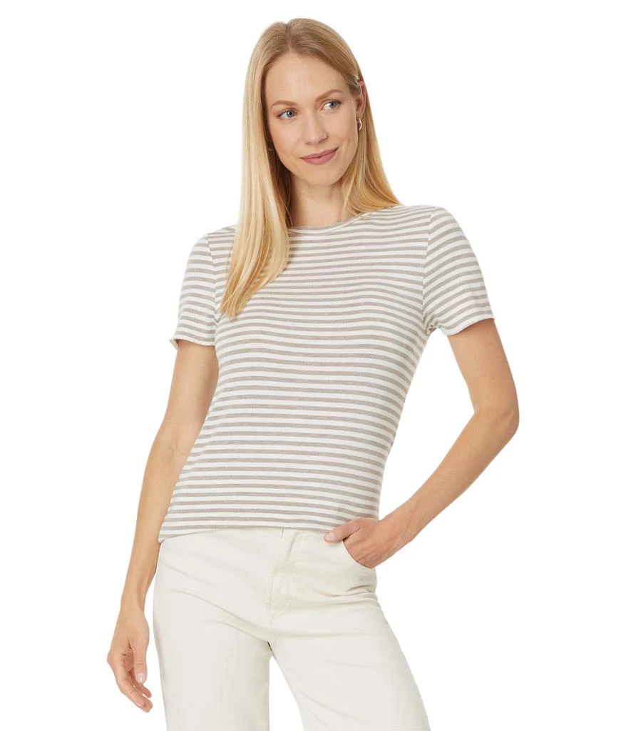Splendid Bam boo Stripe Quarter Sleeve 1