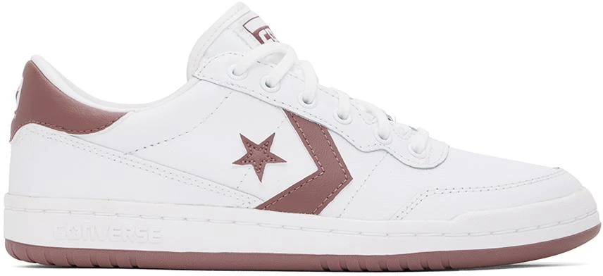 Converse White & Brown CONS Fastbreak Pro Sport Low Top Sneakers 1