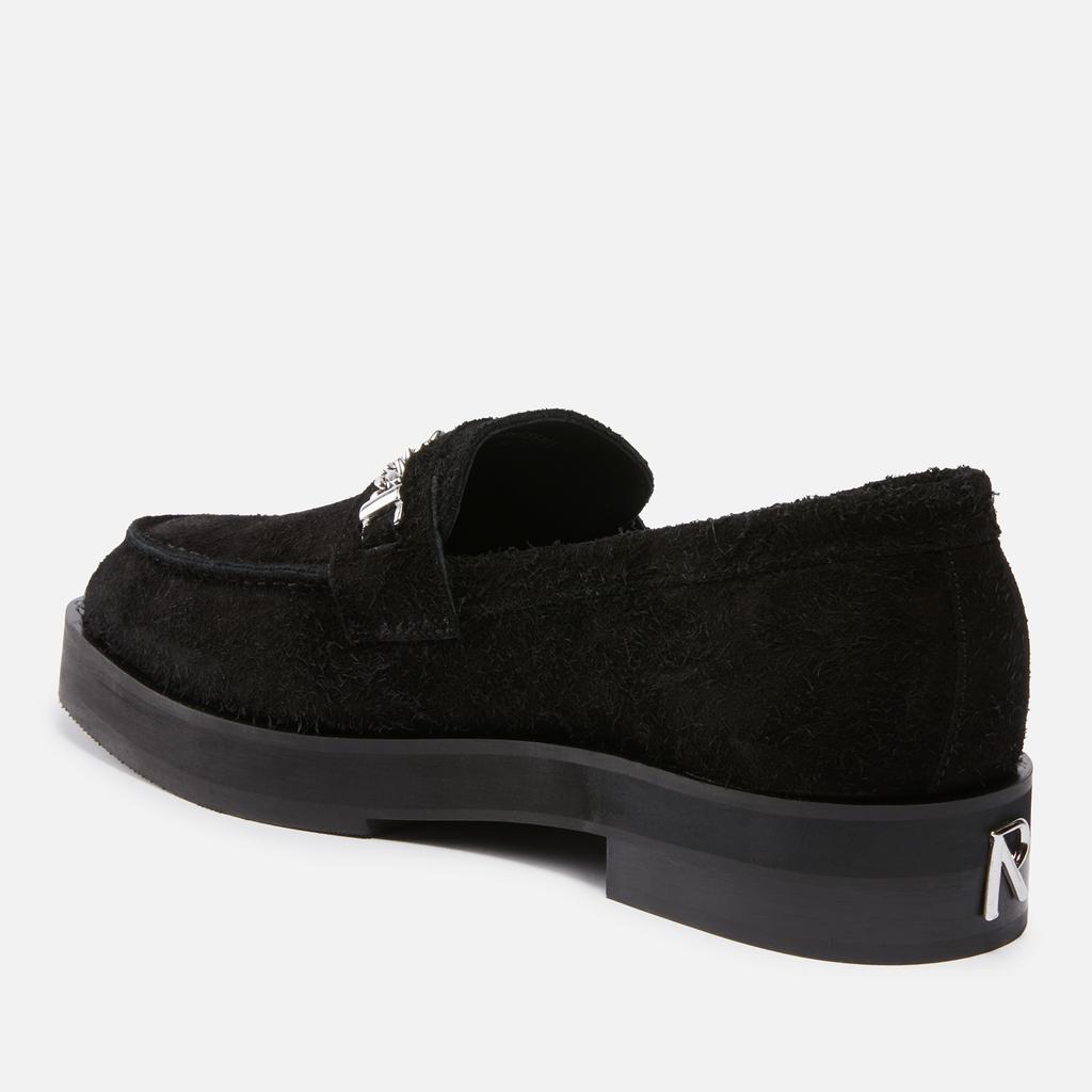 REPRESENT REPRESENT Chain-Embellished Suede Loafers