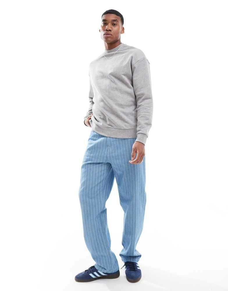 ASOS ASOS DESIGN essential oversized sweatshirt in grey marl 2
