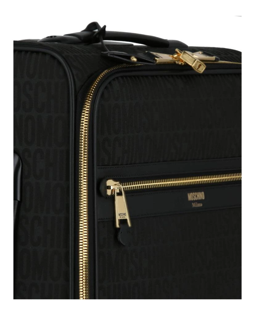 Moschino All-Over Logo Trolley Case 3