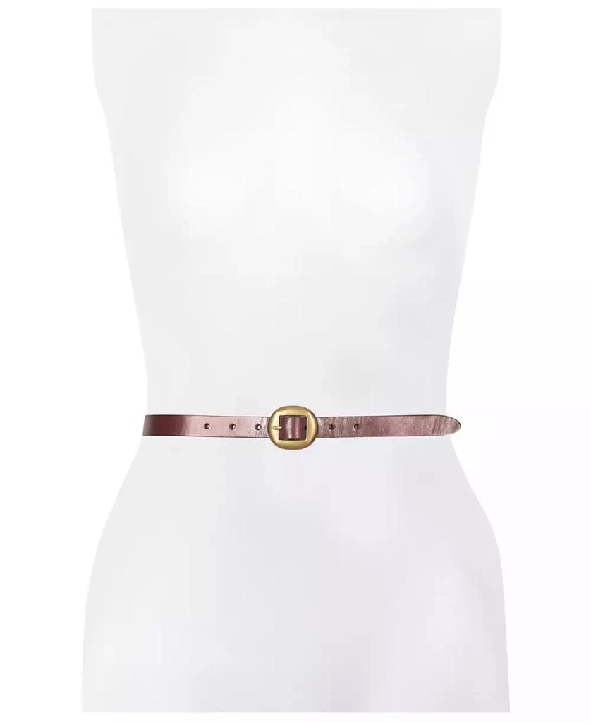 Frye Women's Center Bar Leather Belt 4