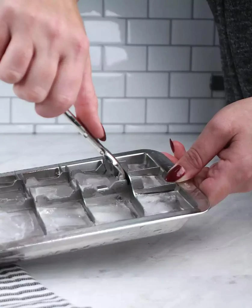 RSVP International Endurance Stainless Steel 11x5" Ice Cube Tray 4