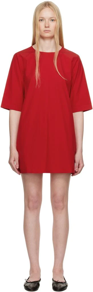 Maria McManus Red T-shirt Cocoon Minidress