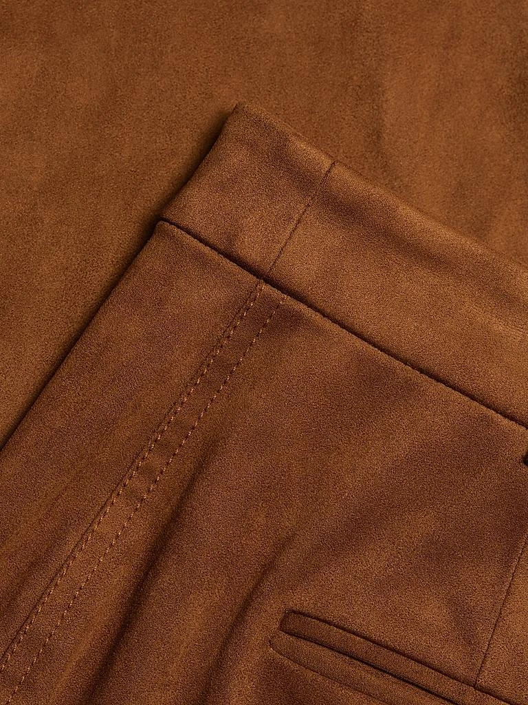 Ramy Brook Edwina Faux-Suede Wide-Leg Pants 7