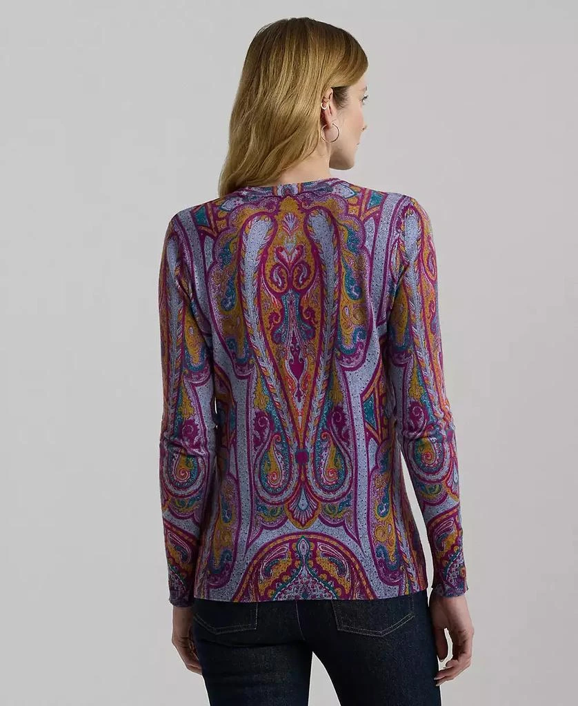 Ralph Lauren Women's Slim-Fit Paisley Sweater 2