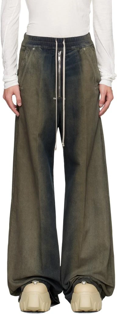 Rick Owens Gray Concordians Wide Bela Jeans 1