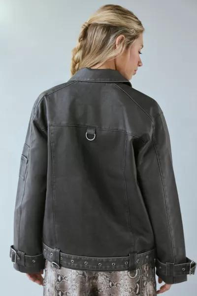 The Ragged Priest The Ragged Priest Ace Faux Leather Moto Jacket