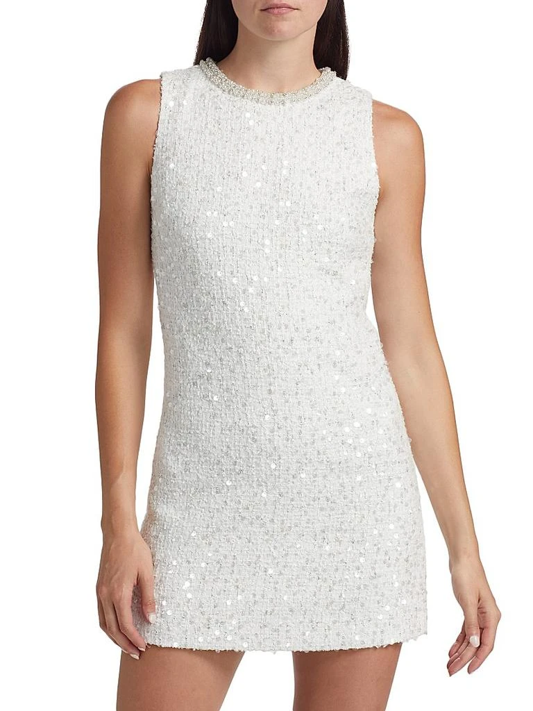 Alice + Olivia Coley Embellished Slim-Fit Minidress 3