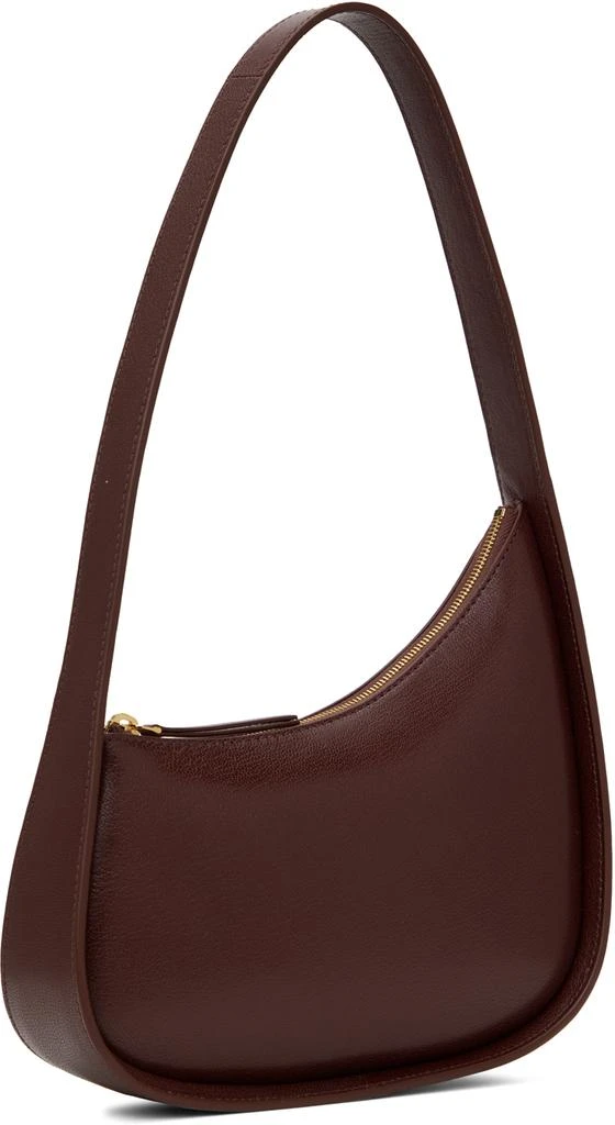 The Row Burgundy Half Moon Bag 3