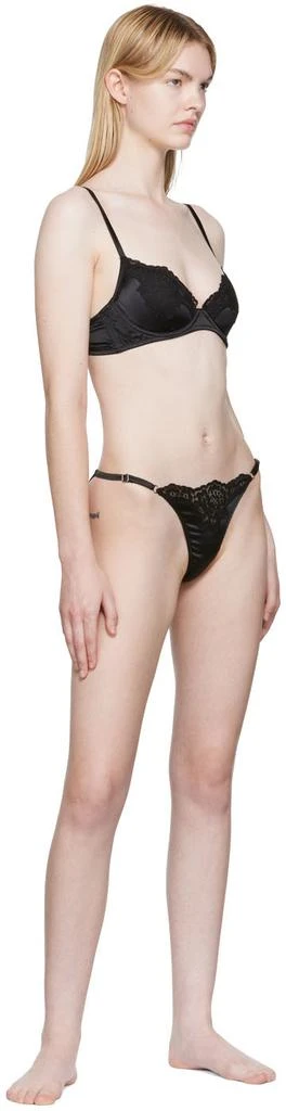 Fleur du Mal Black James Demi Bra 4