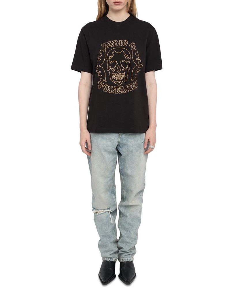 ZADIG & VOLTAIRE Edwin BC Skull Stras Tee 5