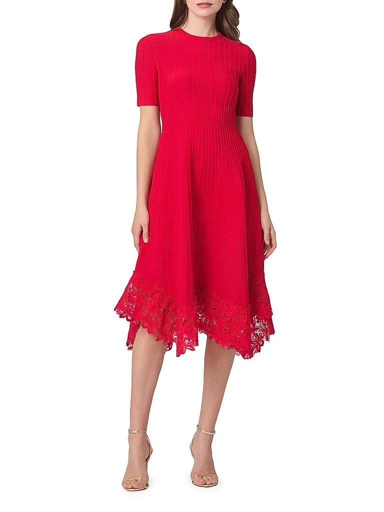 Shoshanna Shailene Knit Fit & Flare Dress - Dresses & Skirts - Free  Shipping - BeyondStyle