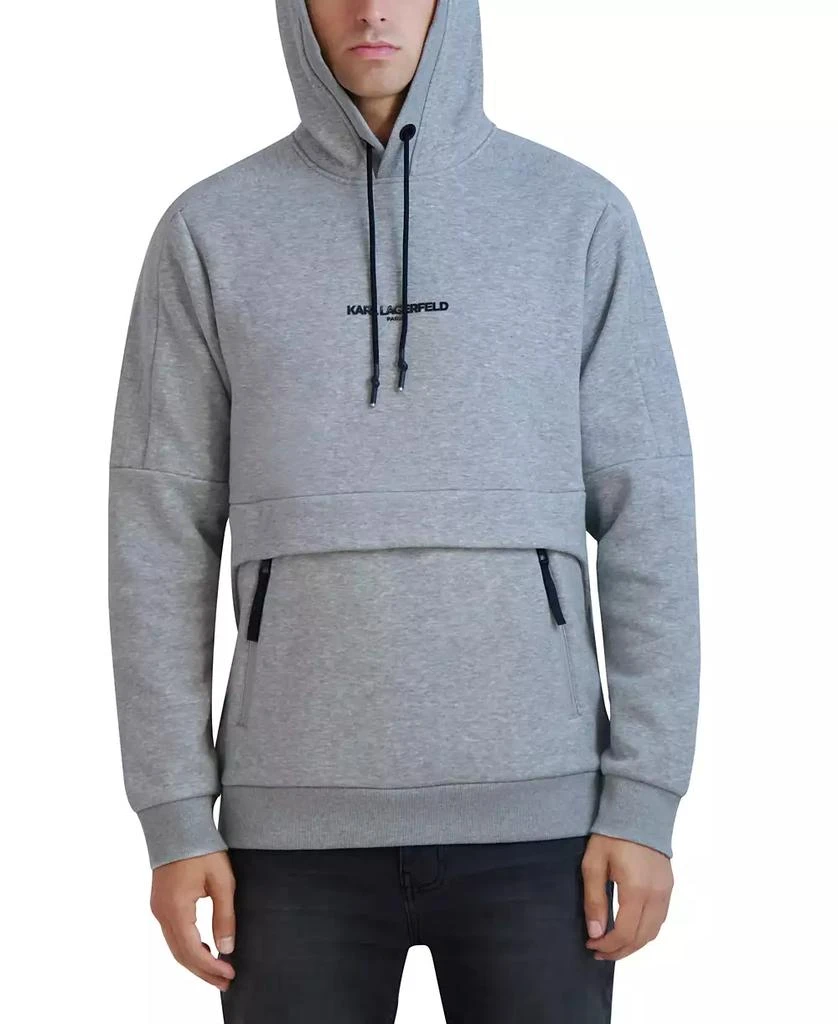 Karl Lagerfeld Paris Men's Fleece Logo Hoodie 3