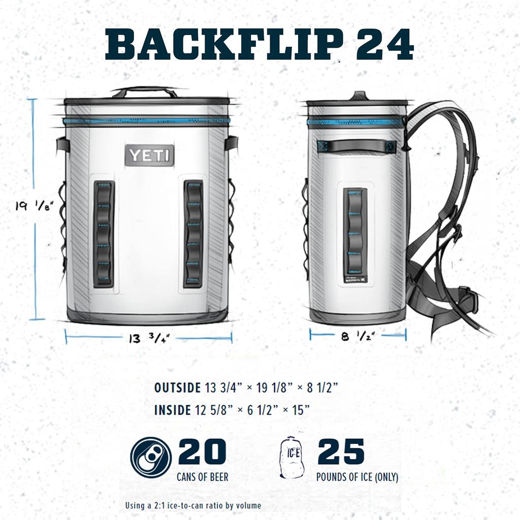 YETI YETI Hopper Backflip 24 Soft Sided Backpack Cooler