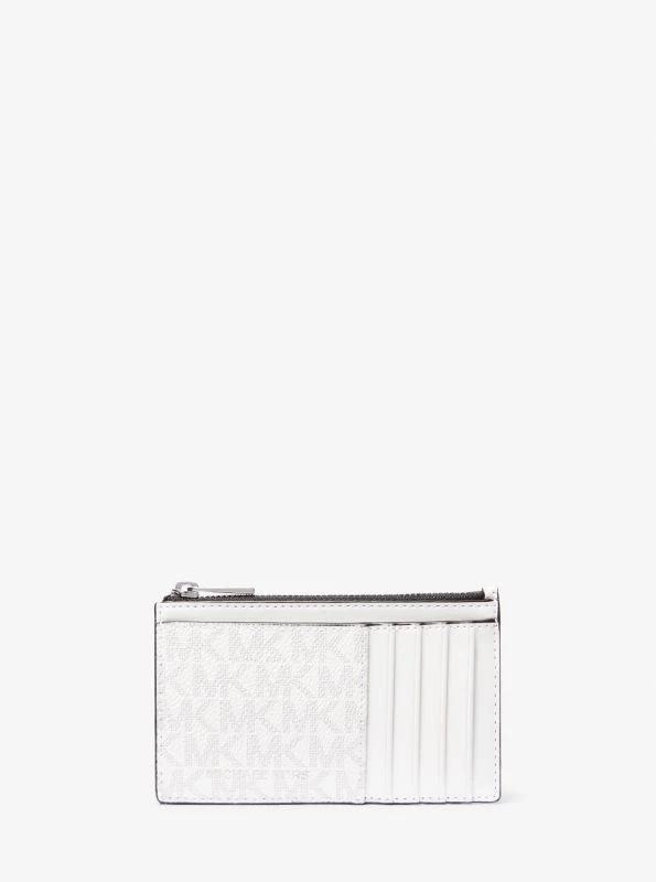 Michael Kors Cooper Slim Signature Logo Zip Wallet 1