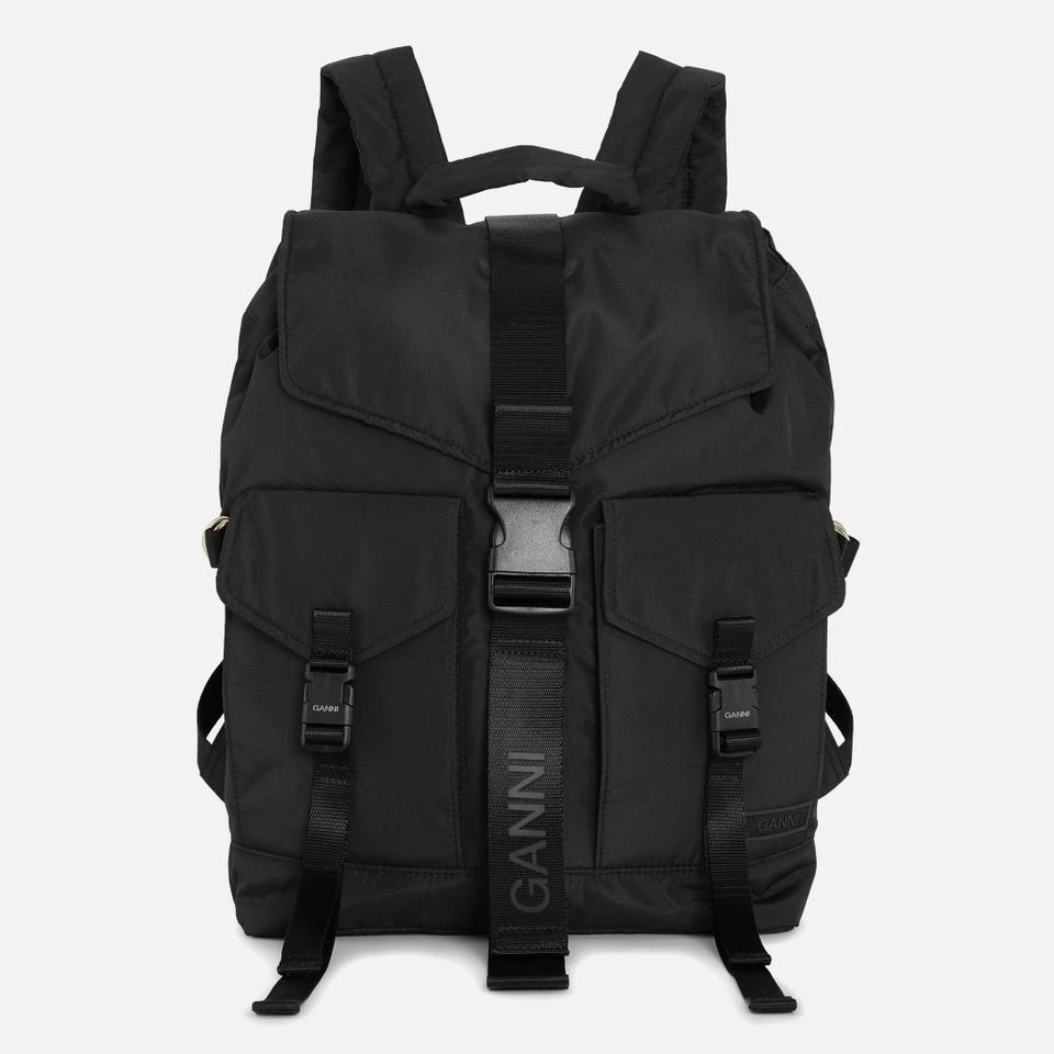 Ganni Ganni Recycled Tech Shell Backpack 1