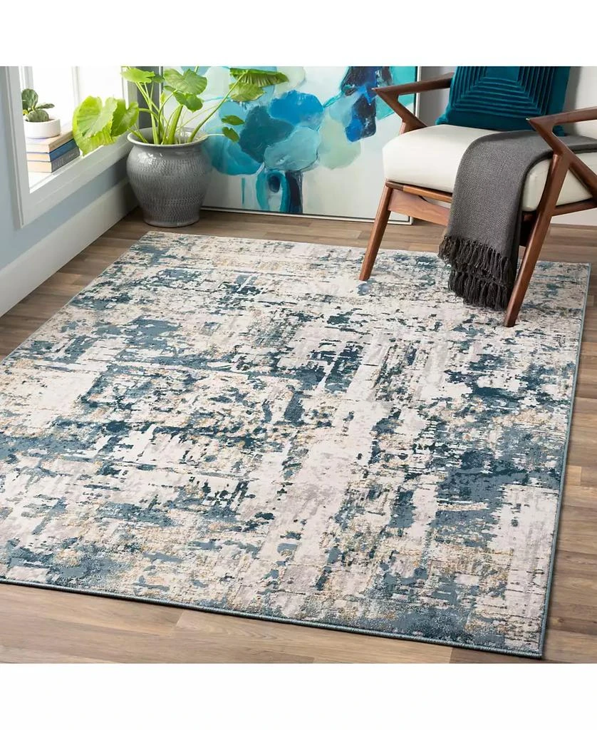Surya Quatro QUA-2303 Denim 2' x 3' Area Rug 5