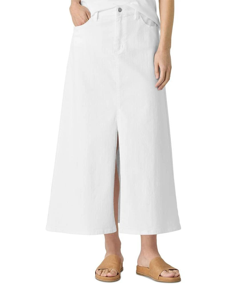Eileen Fisher Denim Straight Skirt 1