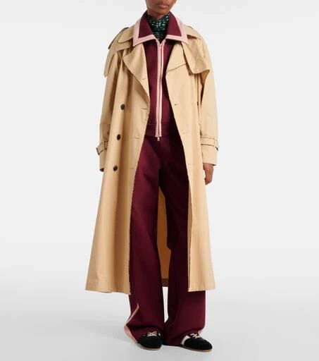 Dries Van Noten High-rise cotton-blend wide-leg pants 2