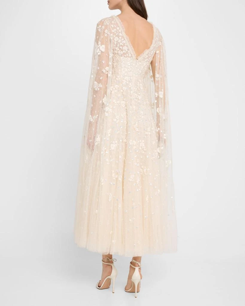 Needle & Thread Dahlia Ditsy Sequin Embroidered Ankle Gown 3