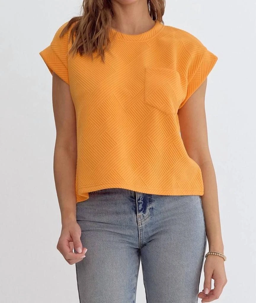 entro Entro - Textured Top 1