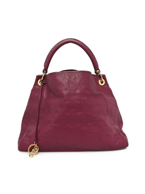Louis Vuitton Embossed Leather Hobo Bag 1