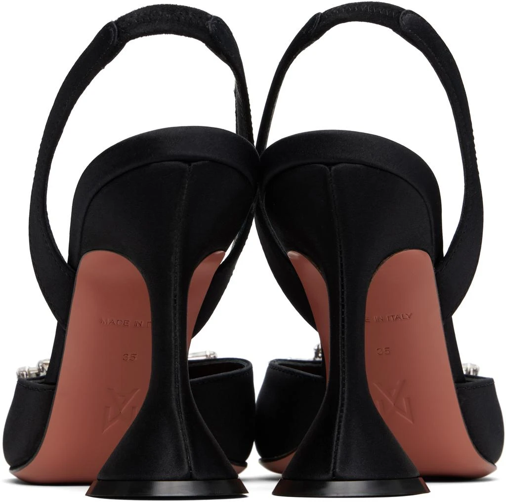 Amina Muaddi Black Begum Sling Heels 2