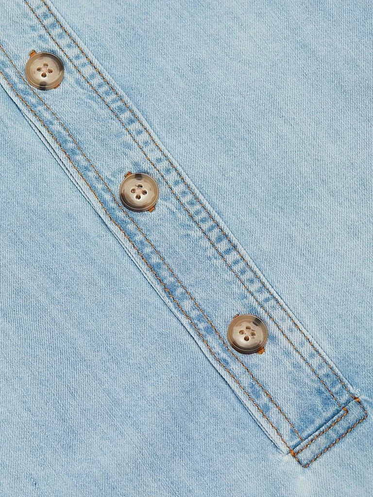 FRAME Denim Belted Minidress 7