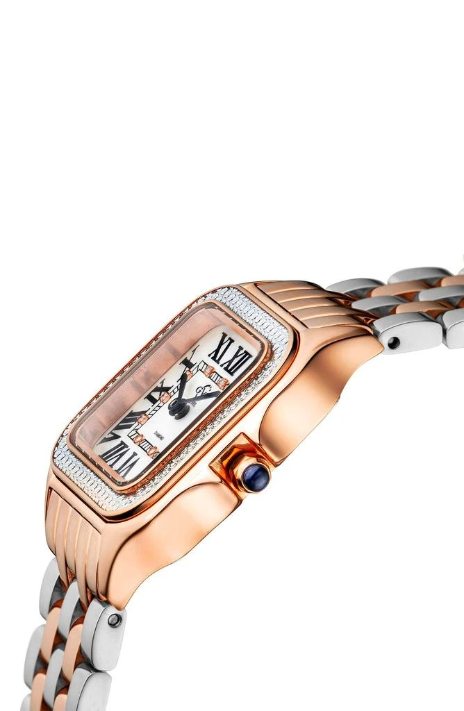 GV2 Women's Milan Diamond Dial Two-Tone Bracelet Watch, 27.5mm - 0.038 ctw 3
