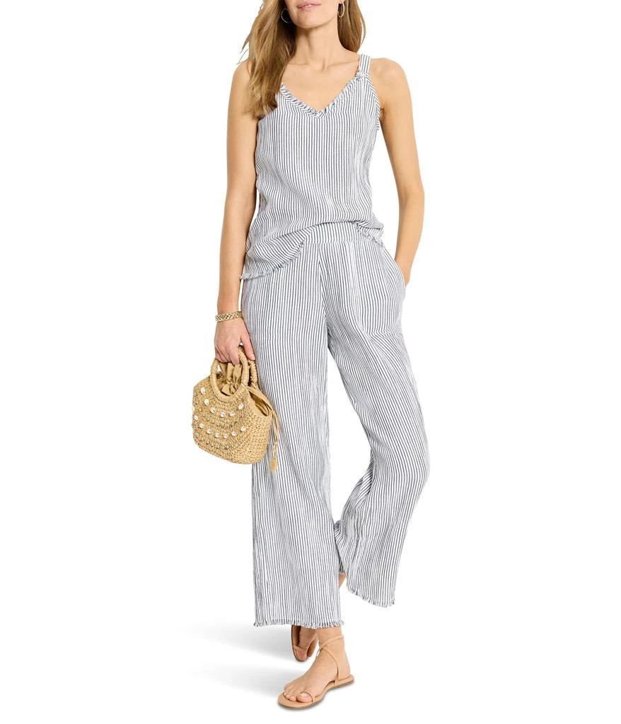 NIC+ZOE Pin Stripe Gauze Tank 4