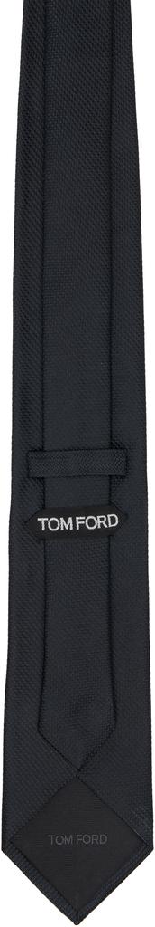 Tom Ford Black Solid Natte Tie