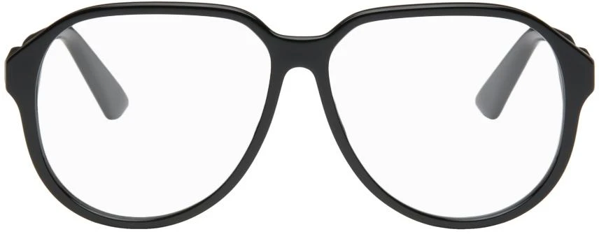 Gucci Black Aviator Glasses 1