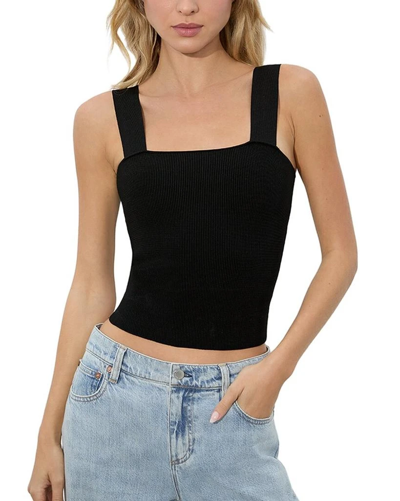 Alice + Olivia Torie Wide Strap Wool-Blend Tank 1