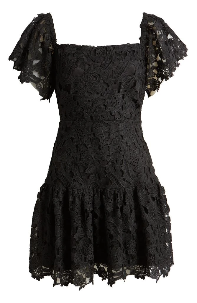 Chelsea28 Flutter Sleeve Lace Minidress 5
