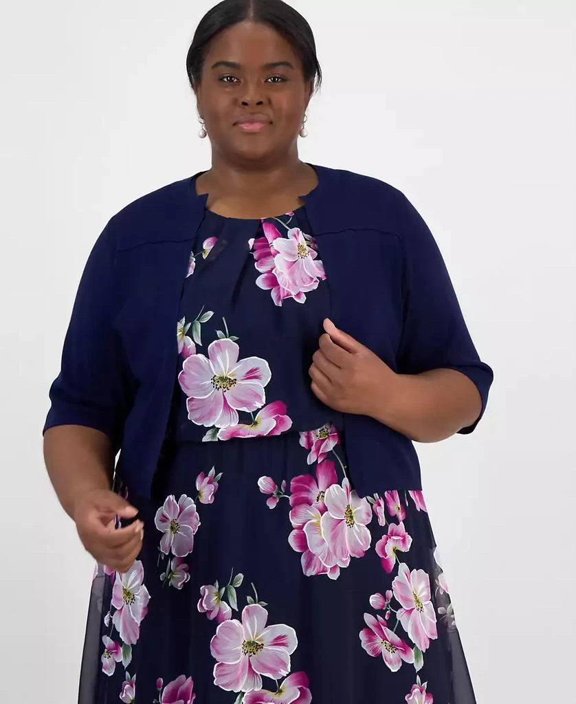 Robbie Bee Women's Plus Size Solid Shrug 2