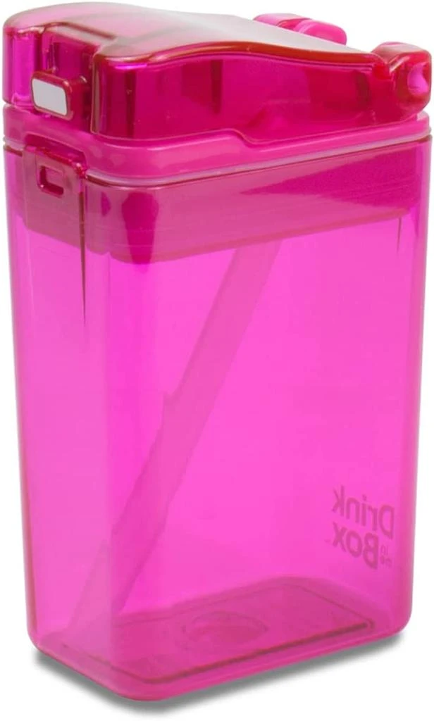 Precidio Design Drink in the Box Eco-Friendly Reusable Juice Box Container, 8 ounce, Blue 5