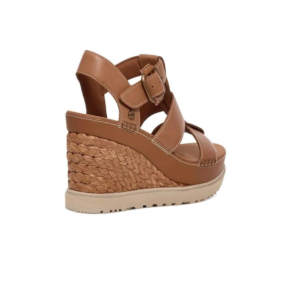 UGG Women's Abbot Strap Sandals In Cognac Brown 2