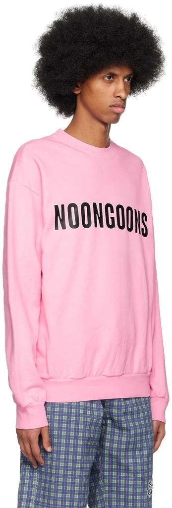 Noon Goons Pink Spellout Sweatshirt 2