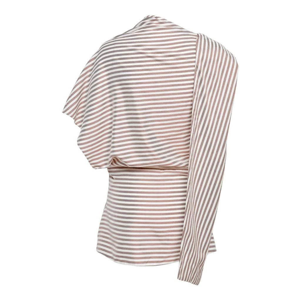 Stella McCartney Stella McCartney Asymmetric Striped Top 2