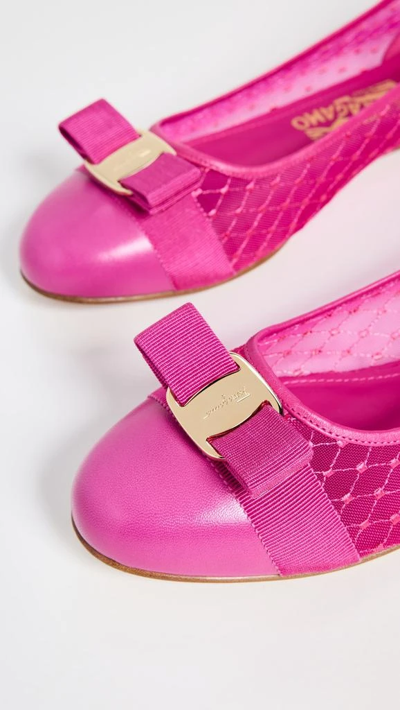 Salvatore Ferragamo Varina Mesh Ballet Flats 5