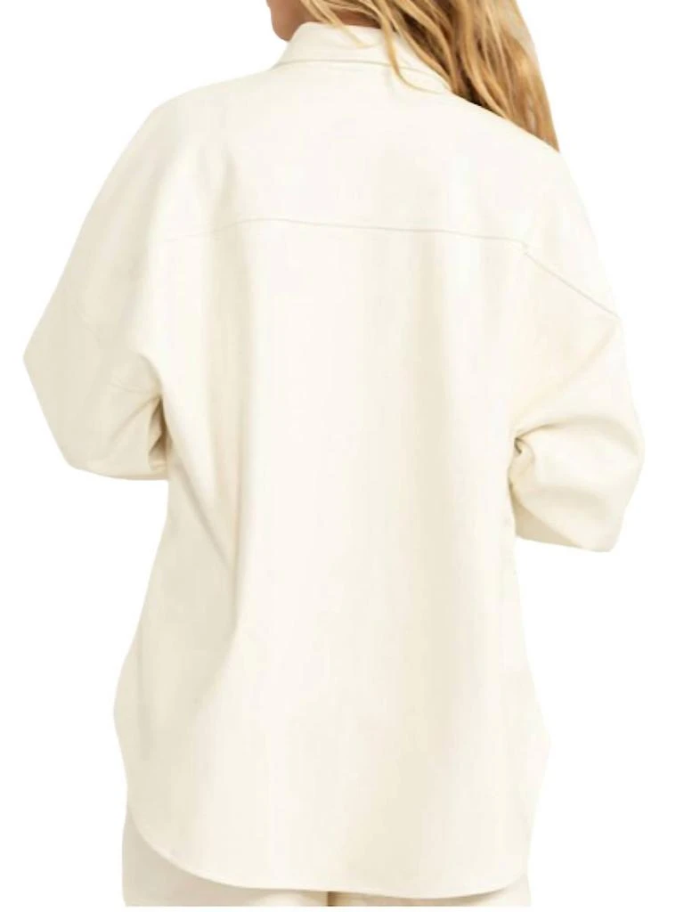 HYFVE Hyfve - Leather Oversize Shacket 2