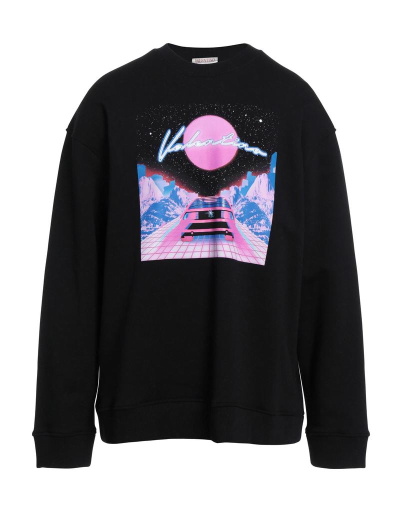 パーカー・フーディ VALENTINO COTTON SWEATSHIRT WITH \"CHAT DE LA MAISON\" PATCH Valentino Garavani Cotton Sweatshirt with Chat De La Maison