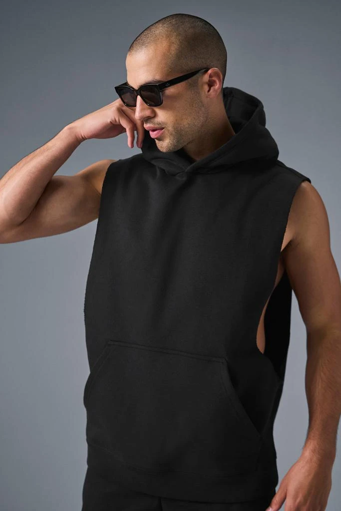 Alo Renown Sleeveless Hoodie - Black 5