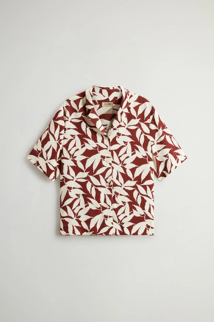 Woolrich Bowling-Collar Shirt - Women - Red 5