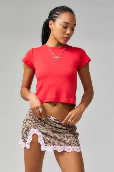 Urban Outfitters UO Printed Slip Mini Skirt 3