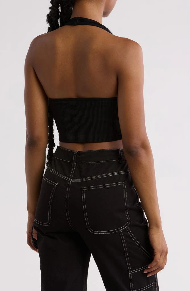 PacSun Seamless Scoop Halter Top 2