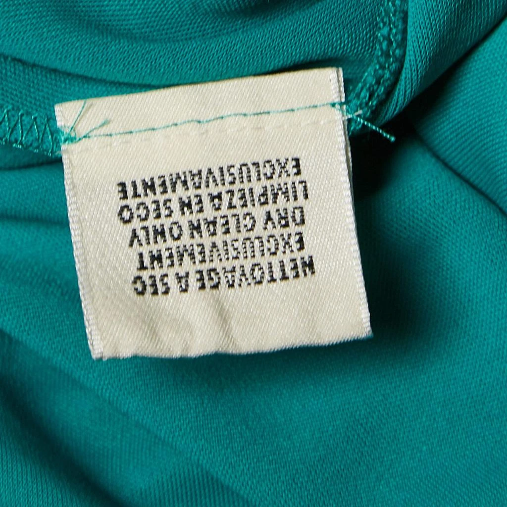Hermes Hermes Green Jersey Belted Top M 6